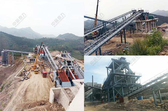 河北承德帥寶礦業日產10000噸大型碎石生產線