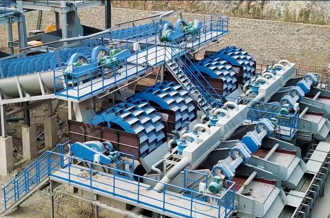 水洗砂工藝環(huán)節(jié)