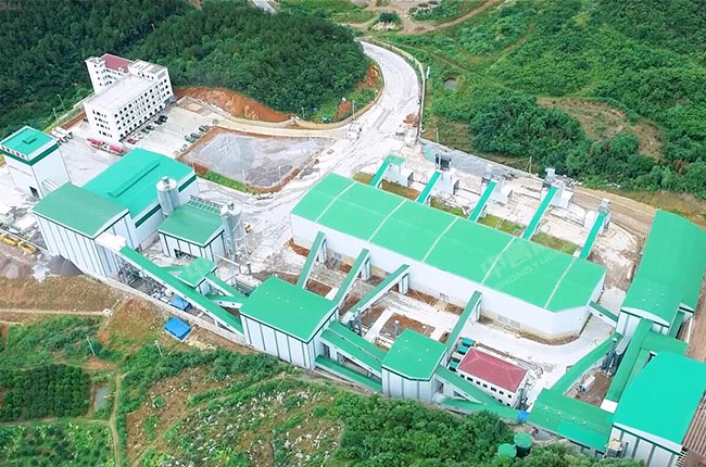 湖南常德時產(chǎn)700-1000噸石灰?guī)r破碎制砂生產(chǎn)線