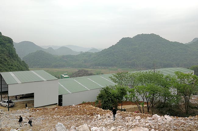 廣西桂林魯鑫建材時產800噸石灰石制沙生產線