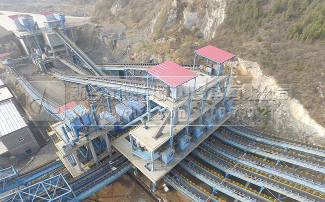 碎石生產線現場圖 碎石生產線現場圖