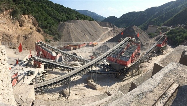 白云石破碎生產線 白云石破碎生產線