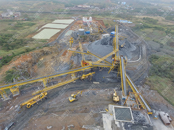 湖南省衡陽(yáng)市耒陽(yáng)市泰安建材時(shí)產(chǎn)500噸破碎制砂生產(chǎn)線(xiàn)