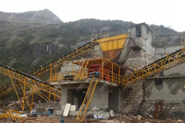 貴州貴陽一建時產(chǎn)1200噸砂石骨料生產(chǎn)線案例展示2