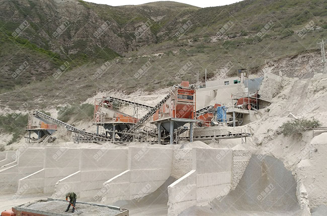 寧夏固原時產800噸石料生產線展示圖2