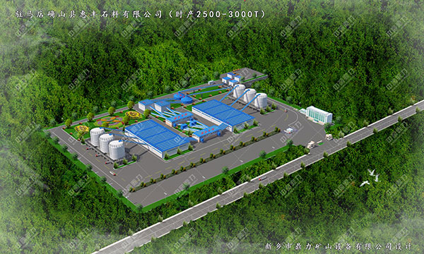 駐馬店確山縣惠豐石料有限公司時(shí)產(chǎn)2500-3000噸環(huán)保型碎石生產(chǎn)線(xiàn)