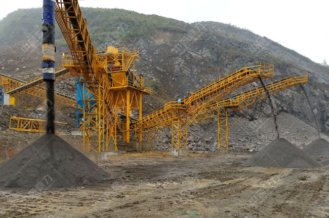 貴州遵義年產量150萬噸砂石骨料生產線