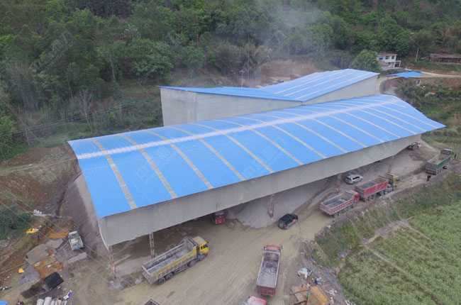 四川宜賓超強采石場時產700噸碎石生產線