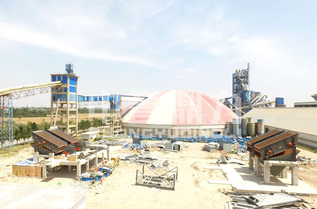 陜西富平水泥有限公司日產(chǎn)萬噸水泥生產(chǎn)線