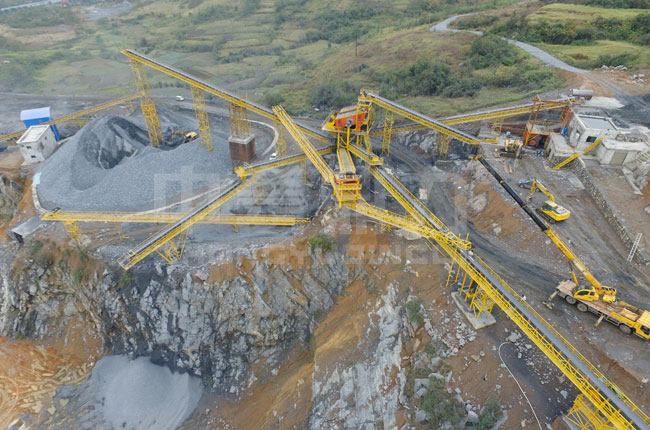 湖南衡陽(yáng)日產(chǎn)5000噸機(jī)制砂生產(chǎn)線